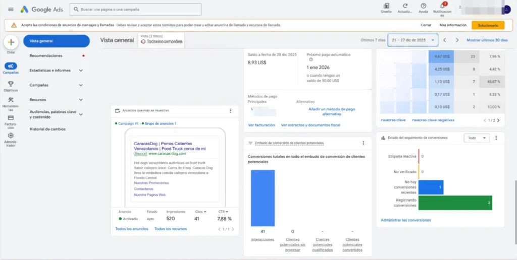 Google business profile campañas optimizadas SEO