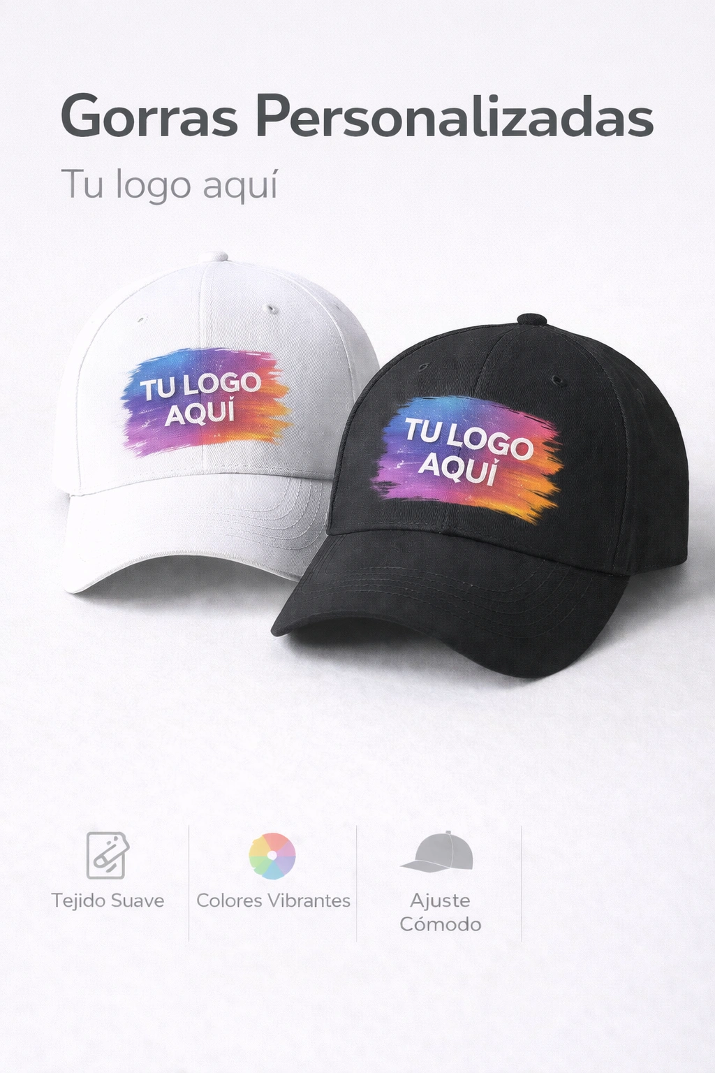 Gorras Personalizadas (Cap bordada/impresa)